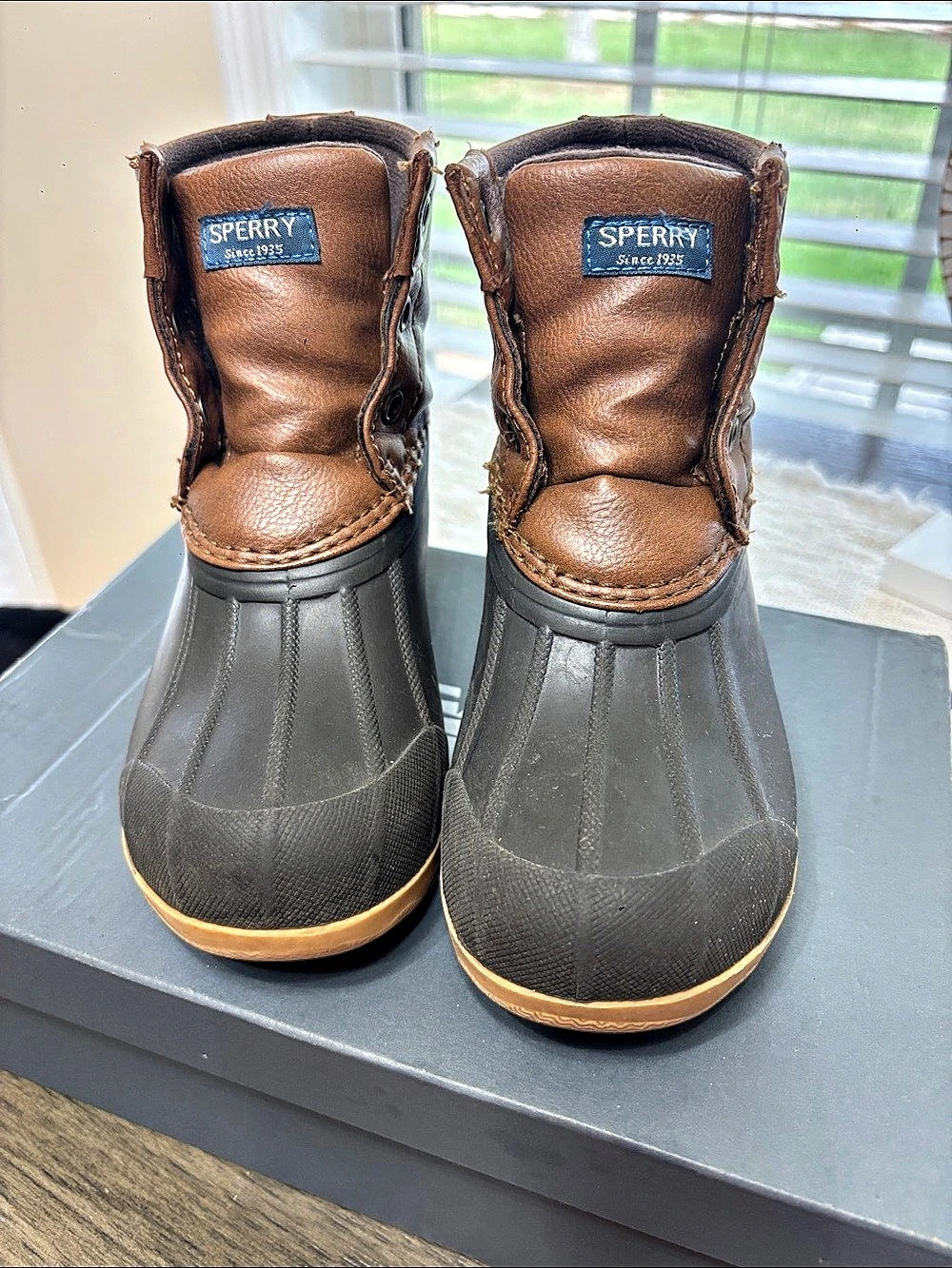 Sperry Port Boot Brown & Black US 10